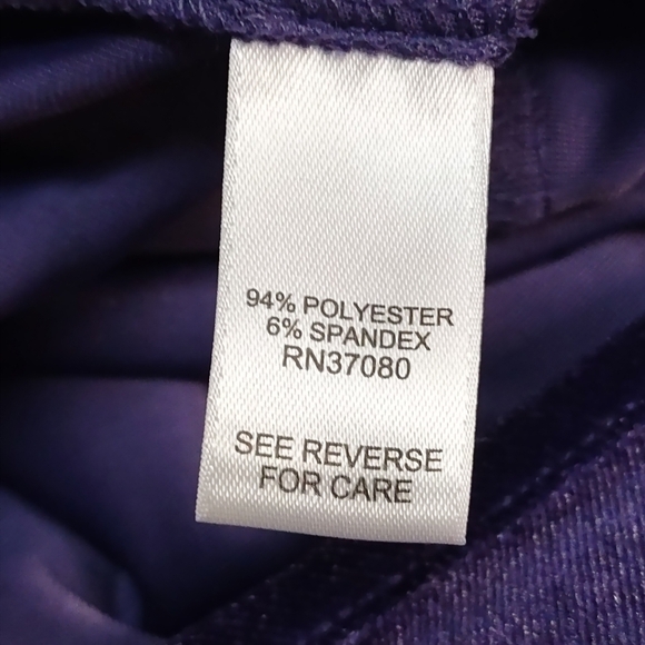 CATO Women's Purple Velvet V-Neck Ruffled Wrap Dress Size Large NWT - Picture 11 of 11